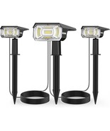 3 PACK Solar Spot Lights Outdoor 100Leds, IP68 Solar Spotlights Outdoor - $34.64