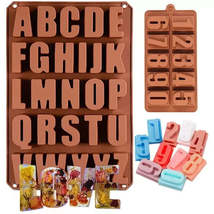 Large English Letters Silicone Mold Chocolate Candy A-Z Large Letters | Size 0-9 - £8.15 GBP+