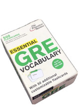 Graduate School Test Preparation: Essential GRE Vocabulary by Princeton ... - $5.89