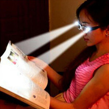LED Reading Glasses Men Women Adjustable Magneic Health Protection Light Glasses - £10.41 GBP