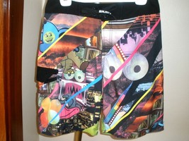 MEN&#39;S RUSTY BOARDHSHORTS CHECK OUT THE DESIGN!! SZ 31 - £27.87 GBP