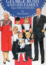George Bush  &amp; Family  Paper Dolls Book - $4.29