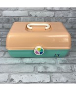 Caboodles On-the-Go Girl Aqua Teal Peach Vintage Case Classic Remake  - £13.12 GBP