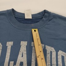 Gildan Heavy Blend ORLANDO FLORIDA Men's Blue Cotton Blend Pullover Sweatshirt S image 4