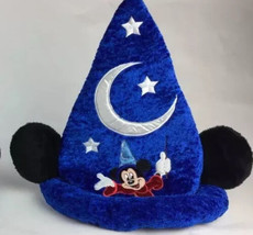 Disney Disneyland Fantasia Mickey Mouse Sorcerer Apprentice Plush Hat Youth S - $24.72