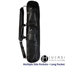 Lucasi Soft Cue Case – “Pro Series LC3” – Black – 4×8 - £94.81 GBP