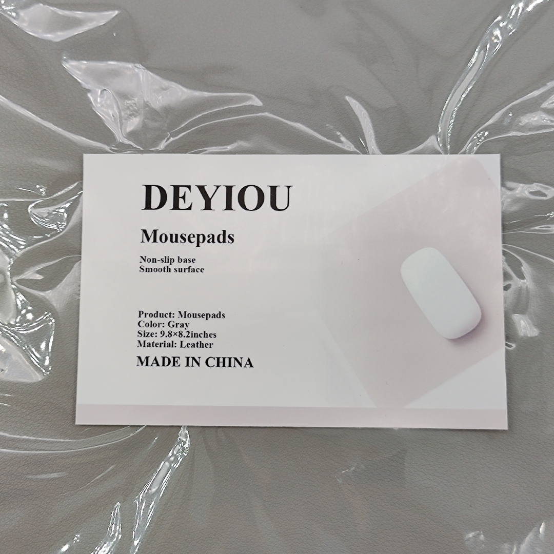 DEYIOU High-Quality Gray Mouse Pad - Smooth Surface Non-Slip Base, Comfo... - $5.99