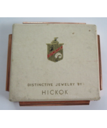 Vintage Art Deco Signed HICKOK Copper Tray w/Lid Box 3 1/8&quot; X  2 3/4 X 1/2&quot; - £20.12 GBP
