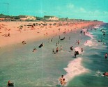 Looking North From Pier Ocean City MD Maryland 1952 Chrome Postcard B6 - £2.37 GBP