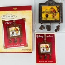 Disney Winnie the Pooh Friends Forever 2004 Hallmark Ornament Amigos Por Siempre - £7.76 GBP