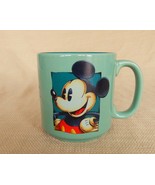 Awesome collectible Mickey Mouse Disney green coffee mug diner style - £14.33 GBP