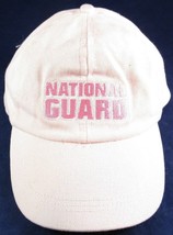 National Guard Light Pink Embroidered Ball Cap Hat, 100% Cotton, Excelle... - $12.99