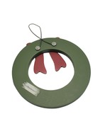 Happy Holidays Wall Hanging Tree Ornament Wreath 6&quot; - £4.65 GBP
