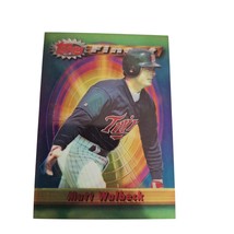 1994 Topps Finest Matt Walbeck #436 Minnesota Twins MLB Baseball Card - $2.22