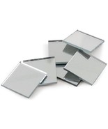 10 Mirror Tile Squares 2&quot; x 2&quot; inch Square Shape Real GLASS Craft MIRROR... - $571.50 MXN
