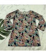 Tommy Bahama Womens Swim Cover Up Tunic Top Size Xs Blue Pink Paisley Fl... - $23.75