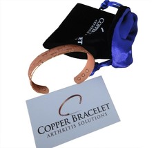 Men&#39;s Heavyweight Copper Bracelet for Arthritis GUARANTEED 99.9% Copper Magnetic - £39.95 GBP