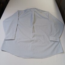 Stafford RN#93677 Mens White Plaid Button-Up Long Sleeve Shirt Sz Big 19 (36-37) image 2