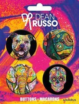 Set of 4 1.25&quot; Dean Russo Carded Buttons - $204.85 MXN