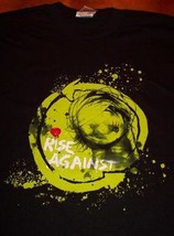RISE AGAINST Eyelash BAND T-Shirt YOUTH LARGE 14-16 (Women&#39;s Teen)  NEW  - $18.32
