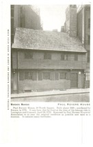 Paul Revere House Historic Boston Massachusetts Postcard - £18.44 GBP