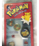 NEW Vintage 1990s Nintendo Pokemon Mix and Match Digital Watch - £14.98 GBP