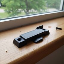Durable Window Sash Lock – Diecast Zinc Alloy, Black, for Aluminum Verti... - $104.83 MXN