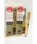 Grande Lips Hydrating Lip Plumper Clear Gloss 0.084 oz Lot of 2 NIB - $24.55