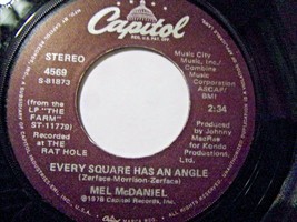 Mel McDaniel-Every Square Has An Angle / The Farm-45rpm-1978-EX - £2.38 GBP