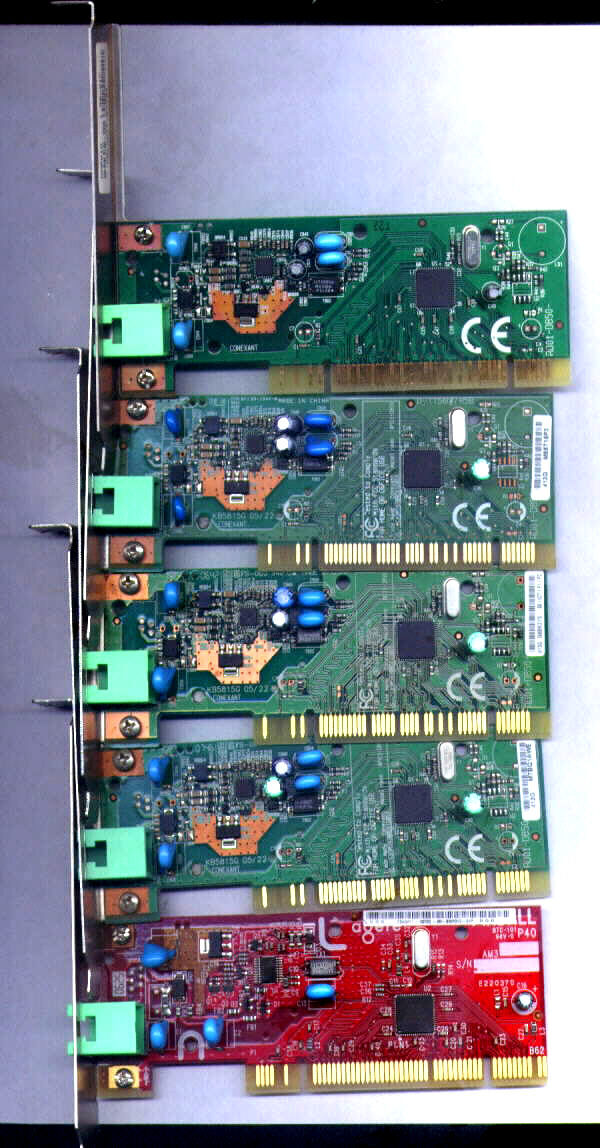 6 PCI Modem Cards - Computer Components & Parts