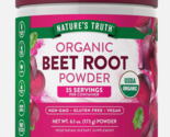 Nature&#39;s Truth Organic Beet Root Powder, Vegan, Non GMO, 6.1oz Exp 05/25 - £23.08 GBP