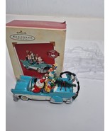 Hallmark QLX7457 Rockin and Rollin Ornament Plays music Presents 57 Chev... - $278.61 MXN