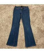 Seven 7 Jeans Logo Stitch Pocket Flare Leg Size 24 - $21.56
