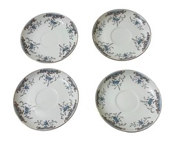 4 Imperial China Seville # 5303 Coffee Cup Saucers 6¼&quot; W. Dalton Japan Vintage - £15.64 GBP