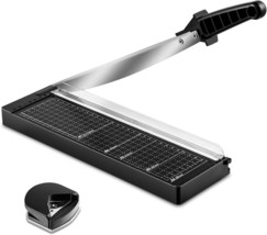 MAKEASY Paper Cutter 12 Inch, 8 Sheet Capacity, Heavy Duty Paper Cutter ... - $52.77 CAD