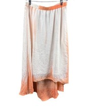 New Directions Skirt Women Medium Peach Asymmetrical Hem Lined Maxi Tie ... - £13.13 GBP