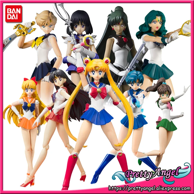 Pretty Angel - Genuine Bandai Spirits Sailor Moon S.H.Figuarts Shf Venus Jupiter - £53.73 GBP+