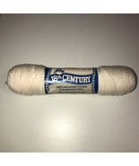 VINTAGE LILY 18th Century White Mercerized Crochet &amp; Bedspread Cotton 45... - $13.43 CAD