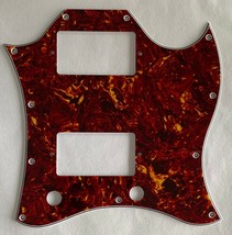 Guitar Pickguard For Gibson US SG Standard Full Face Style,4 Ply Red Tortoise - £12.56 GBP