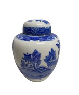 Blue Willow Ceramic Ginger Jar and Lid 5&quot; - $524.01 MXN