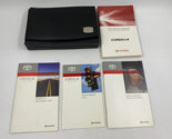 2010 Toyota Corolla Owners Manual Set with Case OEM M02B06085 - $35.99