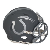 Jonathan Taylor Autographed Indianapolis Colts Slate Speed Mini Helmet F... - £164.40 GBP