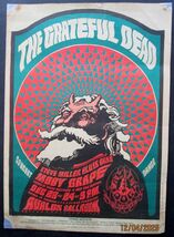 THE GRATEFUL DEAD ,STEVE MILLER BLUES BAND (ORIG, 1966 ROCK POSTER (CLAS... - $1,286.99