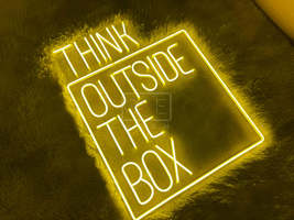 Think Outside The Box | LED Neon Sign - £191.80 GBP+