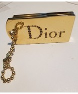 RARE! Christian Dior Dogtag Lip Gloss Swarovski Crystal Purse Charm Bag ... - $225.67 CAD