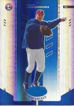 2004 Leaf Certified Materials Mirror Blue Nick Johnson 143 Expos 32/50 - £1.57 GBP
