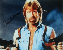 Chuck Norris Signed Photo - The Octagon - Delta Force -Walker, Texas Ranger w/C - £184.17 GBP