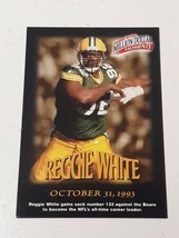 Reggie White Green Bay Packers 1997 - 1998 Fleer Million Dollar Moments Card #6 - £0.78 GBP