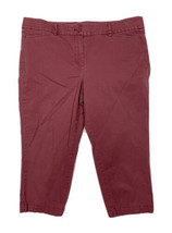 LOFT Outlet Women Size 14P (Measure 36x20) Purple Original Crop Pants - £10.03 GBP