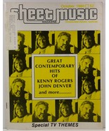 Sheet Music Magazine October 1980 Standard Piano/Guitar - £3.39 GBP
